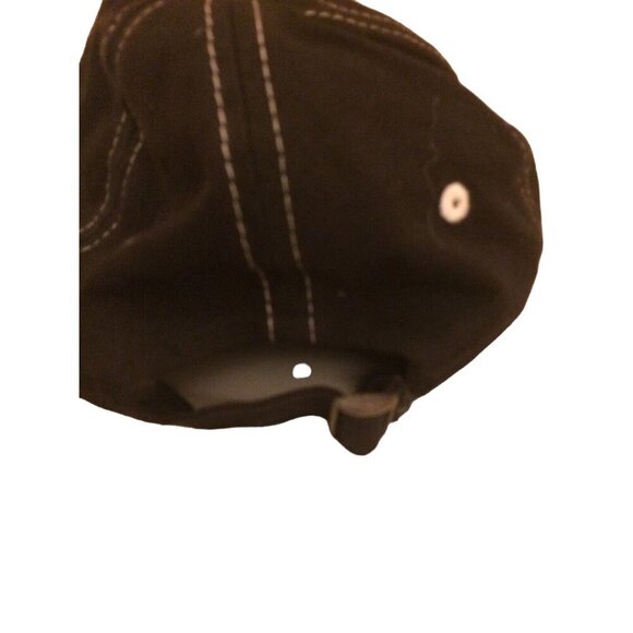 Dodge Black Adjustable Baseball Cap With Ram Logo Embroidery & White Stitching - Picture 4 of 4